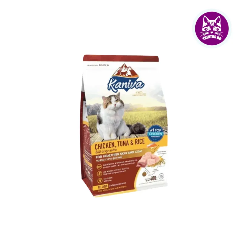 Kaniva 1.5kg ( chicken, tuna & rice ) for skin & coat