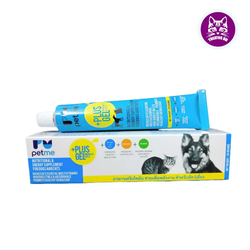 Pet me gel plus 30gm-multivitamin for cat