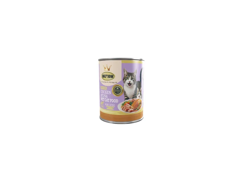 Wimow grain free  chicken + tuna pate can